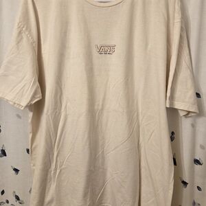 Vans Cream Men's T-Shirt